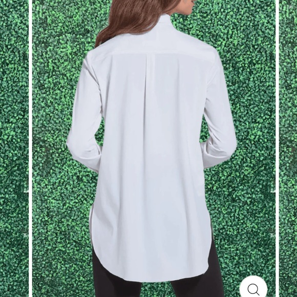 NWT Lysse SCHIFFER BUTTON UP BLOUSE size L - Picture 2 of 9